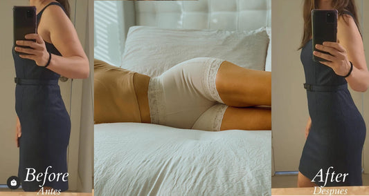 Before and after pics Jholui Shapewear