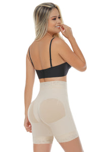 NYC High Waist Mid-Thigh Butt Lifter Shorts